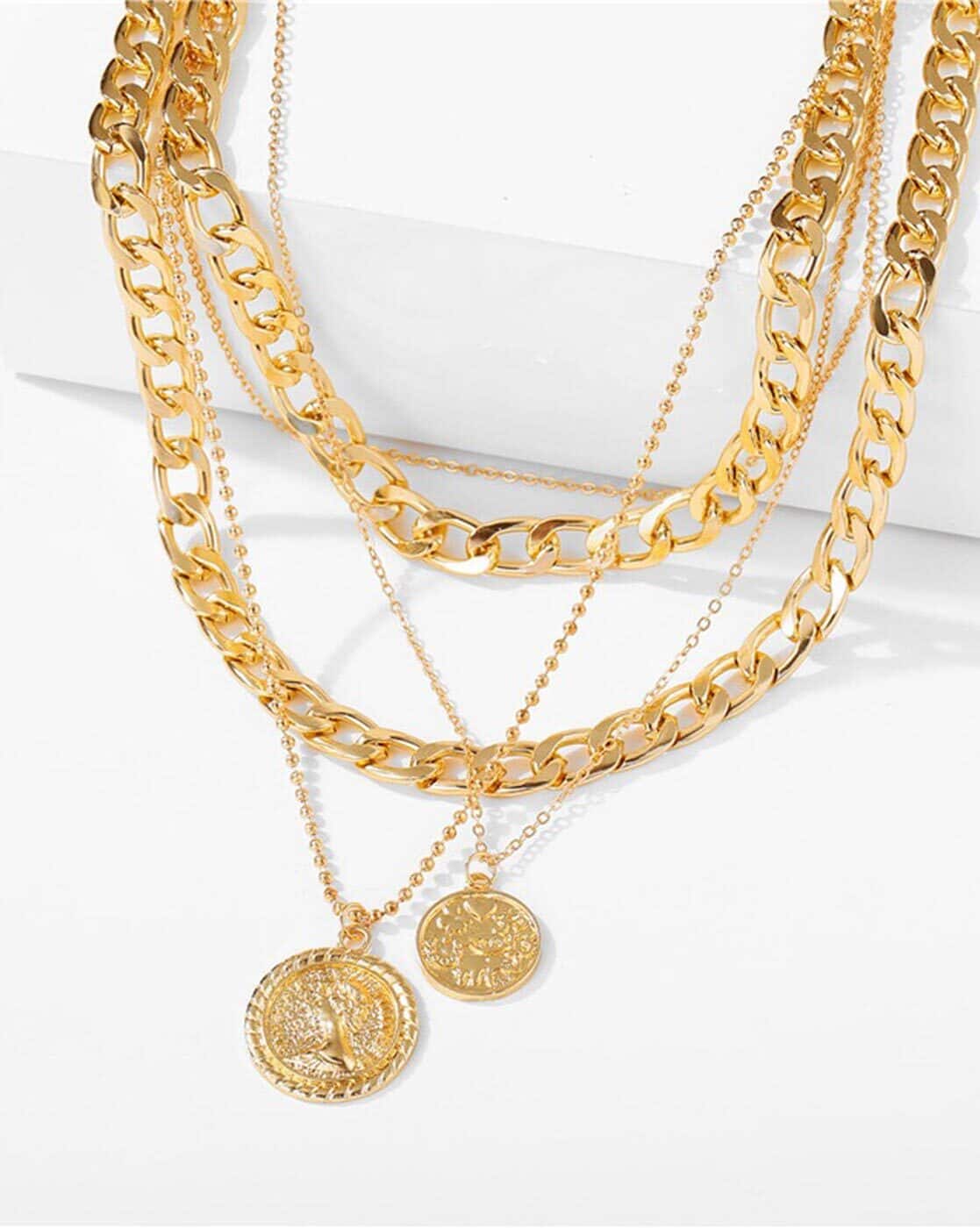 Buy Gold-Toned Necklaces \u0026 Pendants for 