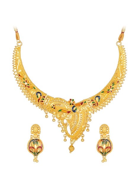 Buy Gold-Toned FashionJewellerySets for Women by Shining Diva Online