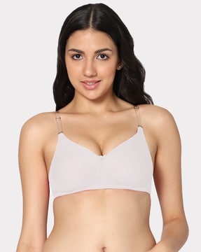 Buy Bralux Womens Sports Bra, Non-Padded Bra Non-Wired, Cotton