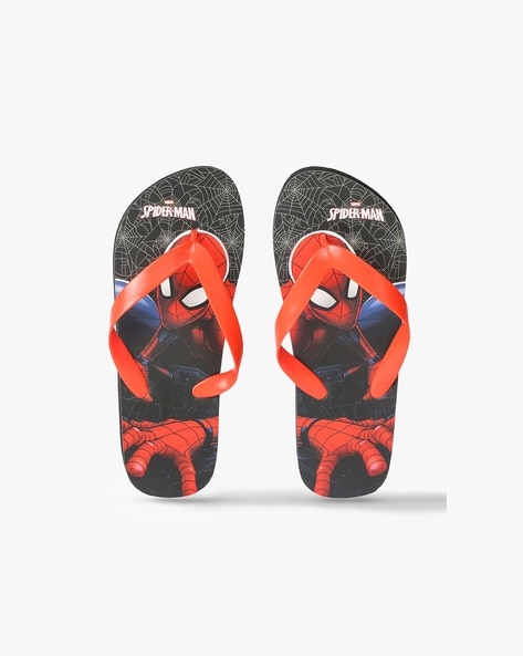 Disney Spider-Man Print Thong-Strap Flip-Flops