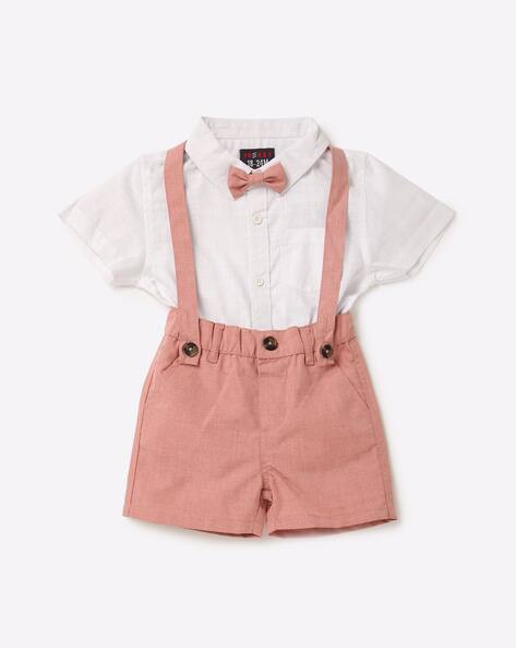Dungaree Shorts With Shirts