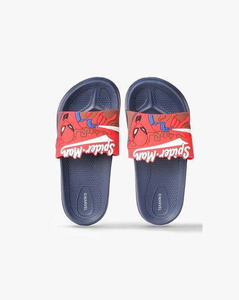 Spider Man Embossed Slides