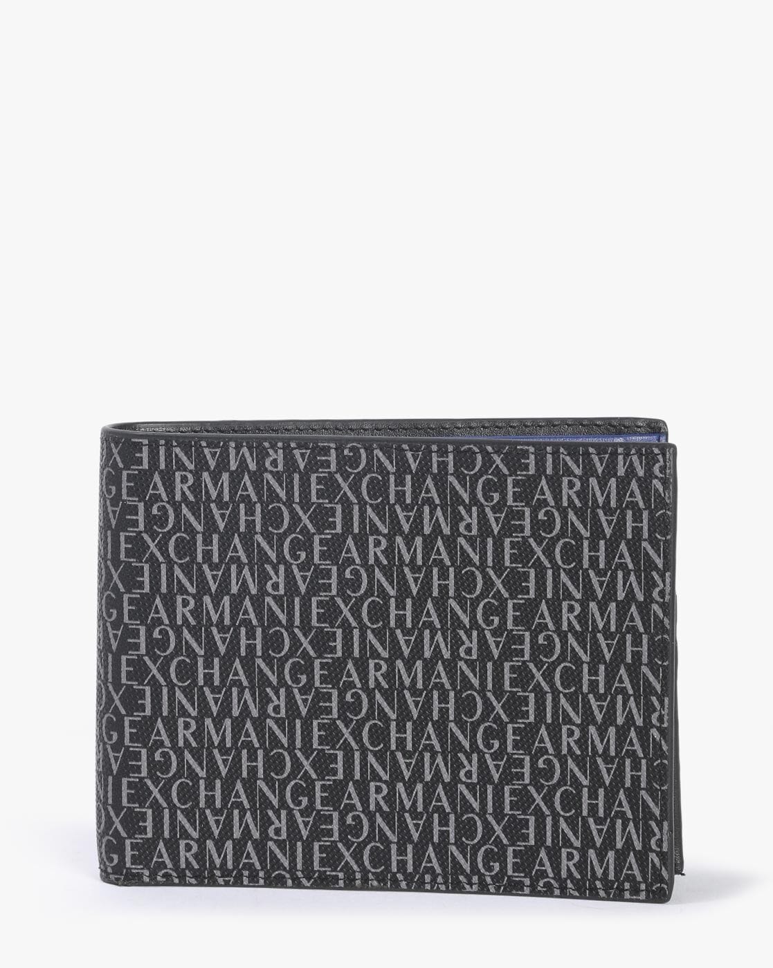 Buy Emporio Armani Men Black Textured Leather Bi-Fold Wallet Online -  913986 | The Collective