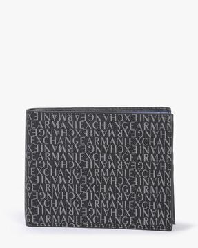 Armani exchange on sale leather wallet