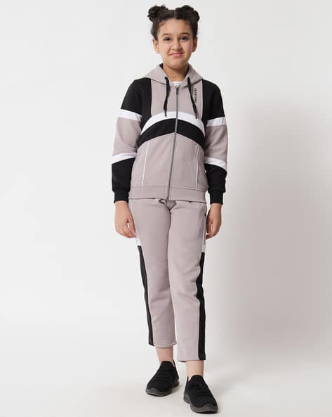 NICK & JONES — Girls Colourblock Tracksuit with Elasticated Waist