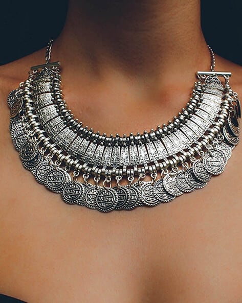 The Silver Rupee Coin necklace — KO Jewellery