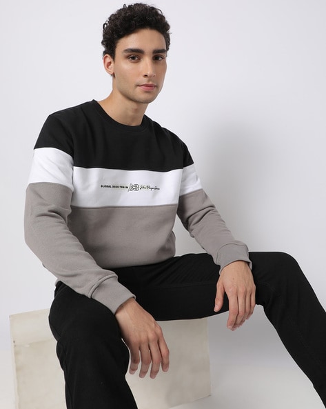 Colourblock Slim Fit Sweatshirt