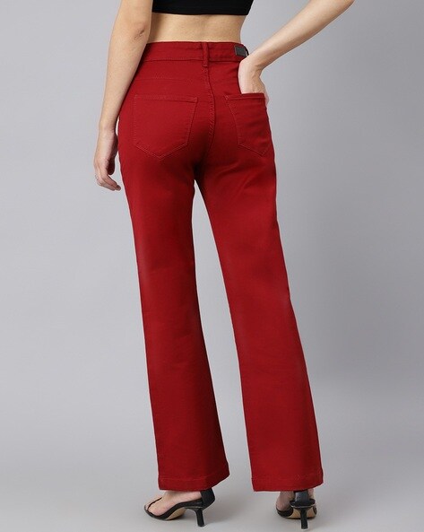 Cotton On Red Jeggings/Jeans, Women's Fashion, Bottoms, Jeans