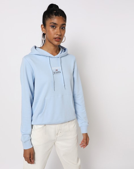 Buy Blue Sweatshirt & Hoodies for Women by TOMMY | Ajio.com