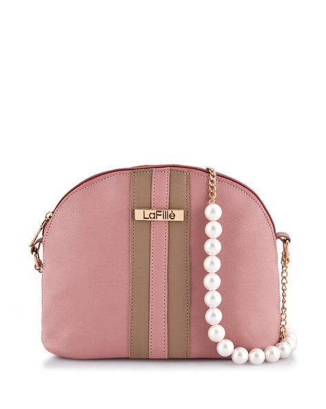 Sling Bag with Metal Chain Strap