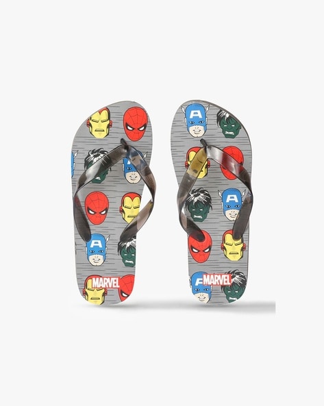 Disney Printed Thong-Strap Flip-Flops