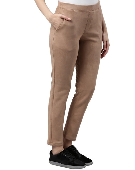 Buy Beige Jeans & Jeggings for Women by GO COLORS Online