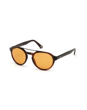 web Men UV Protected Lens Oval Sunglasses - WE0278 53 52E-picture-52