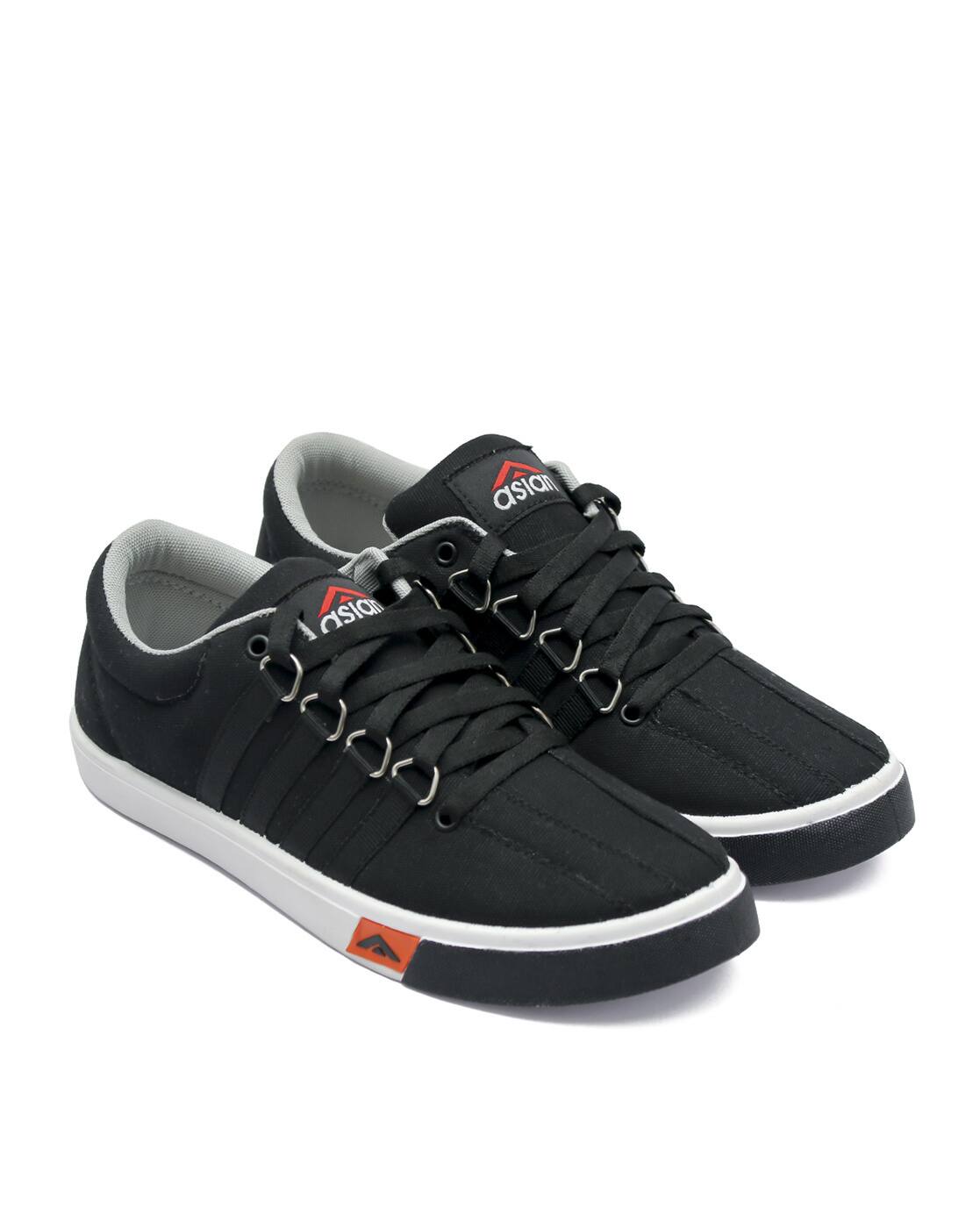 Buy Black Casual Shoes for Men by ASIAN 