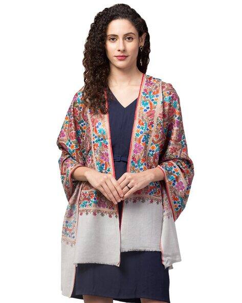 Floral Print Scarf Stole view 3