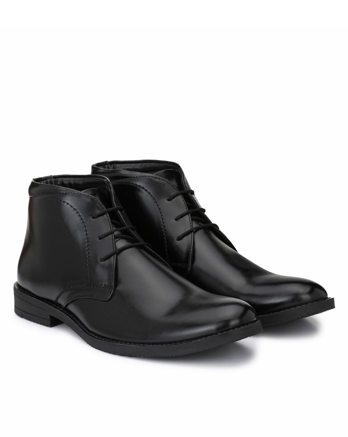 Buy Black Formal Shoes for Men by Hirel 