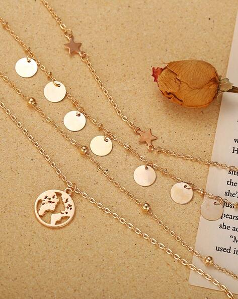 Used clearance gold necklaces