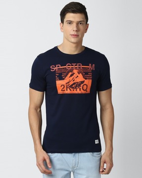 Nike Men's T-Shirt - Navy - L