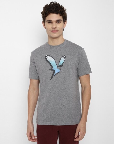 american eagle gray shirt