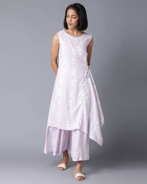 Floral Print Jumpsuit with Tie-Up