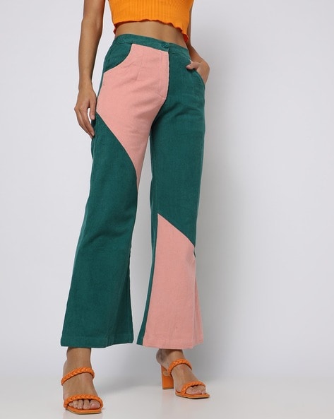 Buy HighRise Bootcut Trousers Online at Best Prices in India  JioMart