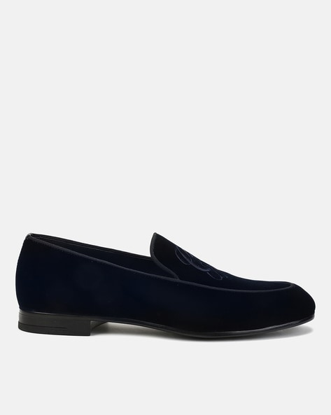 Armani slip on sale on shoes