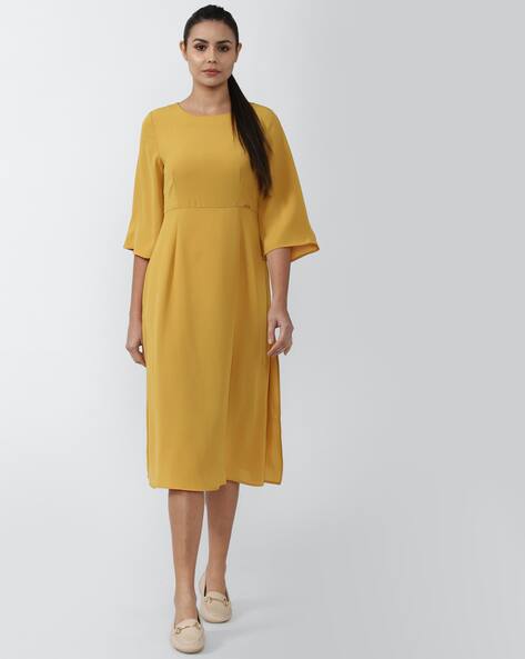 Buy Yellow Dresses for Women by VAN HEUSEN Online