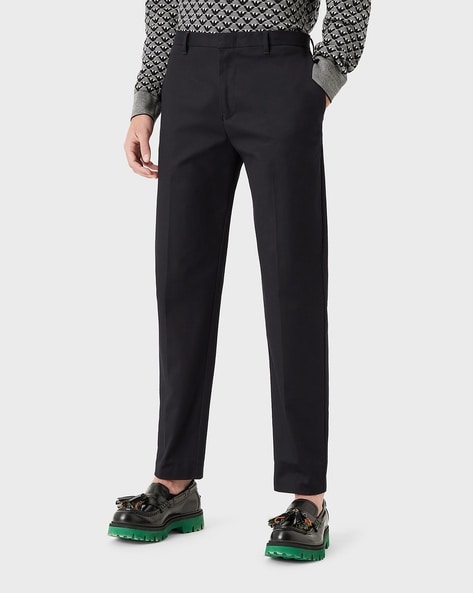 Stretch gabardine 7/8 trousers | EMPORIO ARMANI Woman