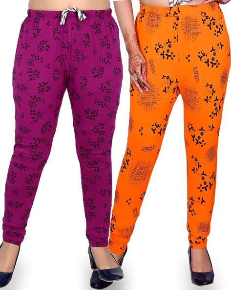 Buy Printed Yellow Legging with Multi Print Online in India at Lowest  Prices - Price in India 