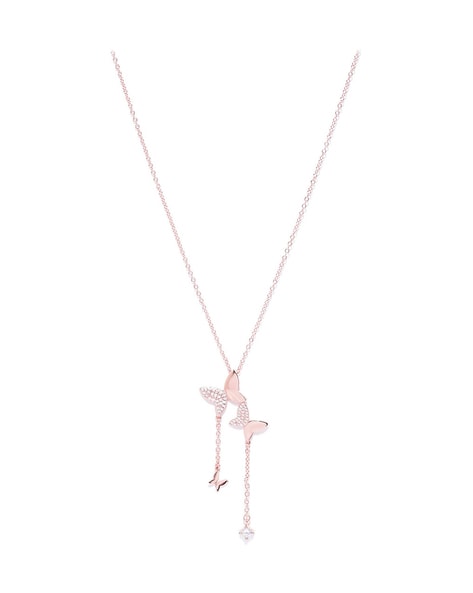 Buy Rose Gold-Toned Necklaces & Pendants for Women by Jewels galaxy Online