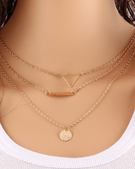 Buy Gold-toned Necklaces & Pendants for Women by Fabula Online