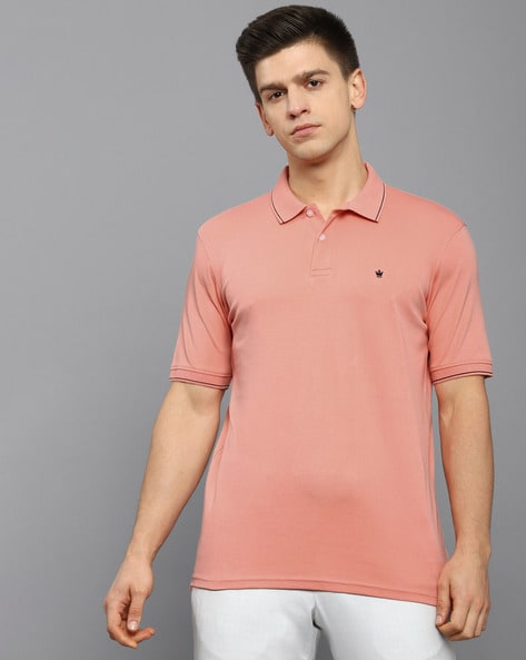 Buy Peach Tshirts for Men by PHILIPPE Online | Ajio.com