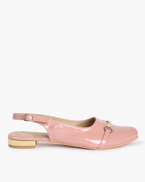 Nude discount mule shoes