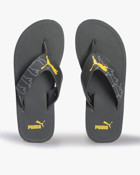 Puma Luke V1 Printed Thong-Strap Flip-Flops