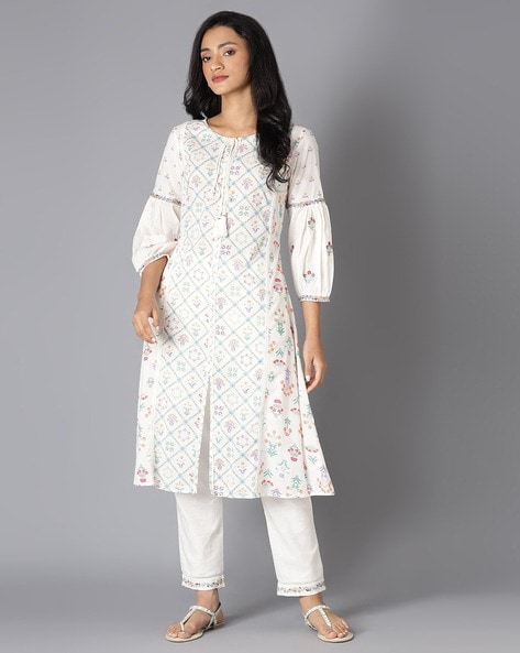 W on sale kurti set