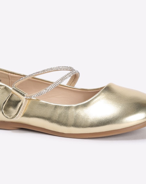 Childrens gold ballet discount pumps