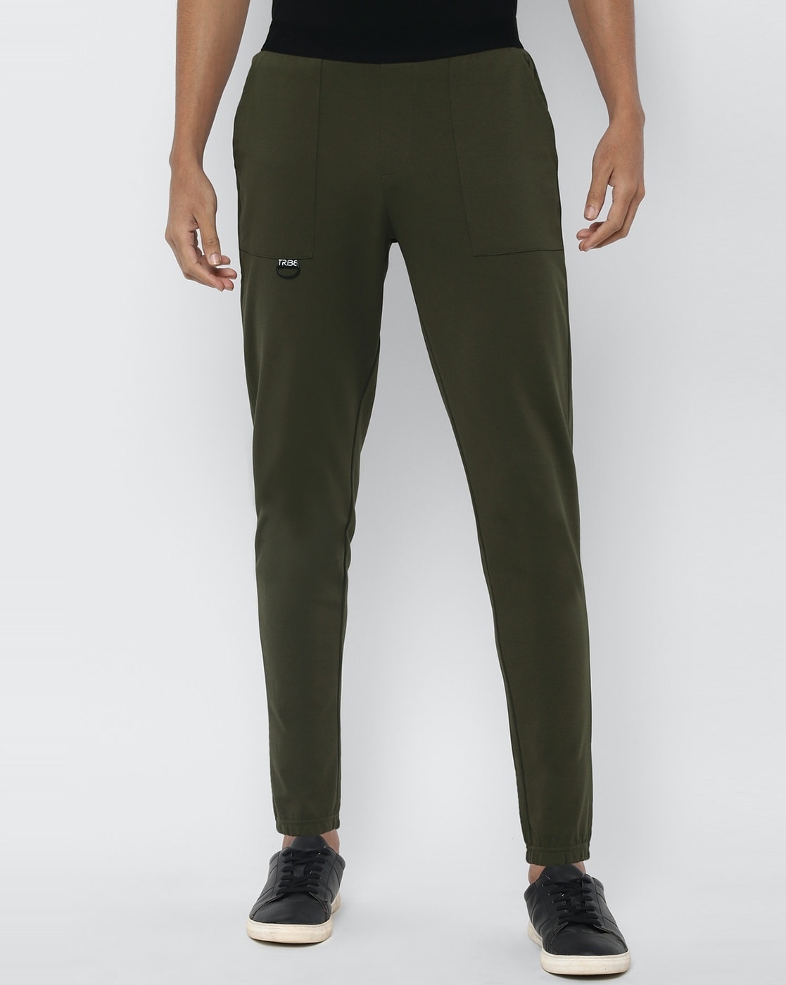 Buy Boys Navy Regular Fit Solid Track Pants Online - 310628 | Allen Solly