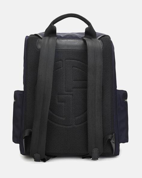 Buy GIORGIO ARMANI Two Tone Backpack with Logo Detailing Navy