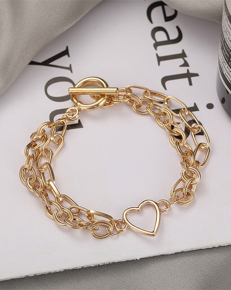 Buy gold plated chain with bracelet for men and boys Online at Best Prices  in India  JioMart