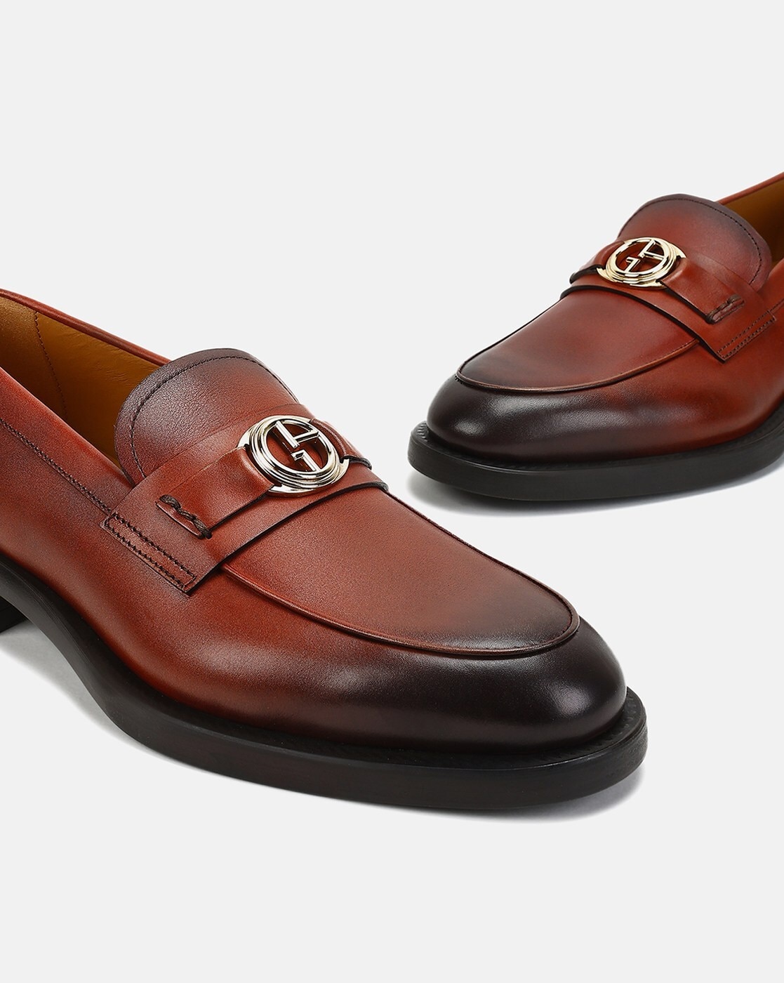 Giorgio armani loafers shoes on sale mens