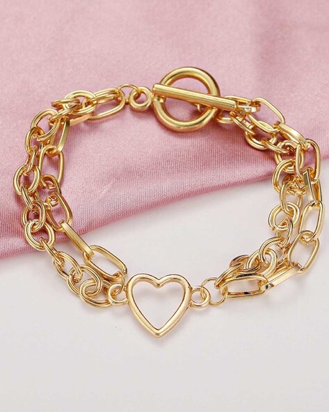 Solid Gold Infinity Link Charm Bracelet – JET SET CANDY