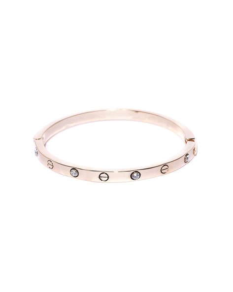 Buy Gold-Toned & White Bracelets & Bangles for Women by Jewels Galaxy  Online
