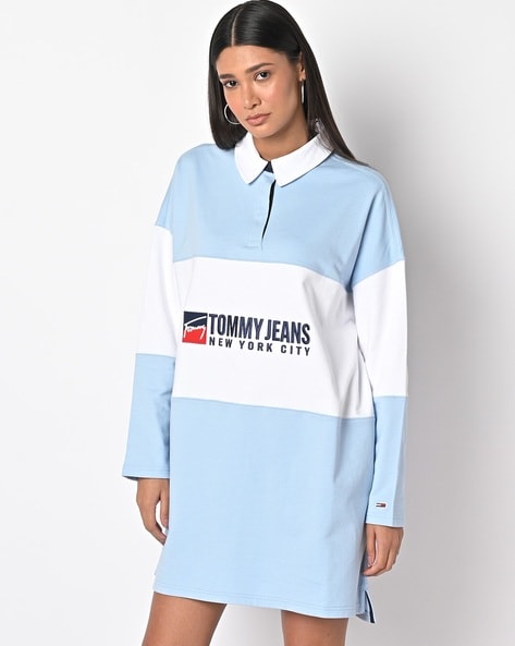 indsats aflevere Barmhjertige Buy Blue & White Dresses for Women by TOMMY HILFIGER Online | Ajio.com