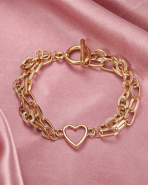 Oval Link Chain Bracelet (Rose Gold)