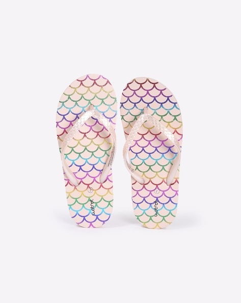 Girls mermaid outlet flip flops