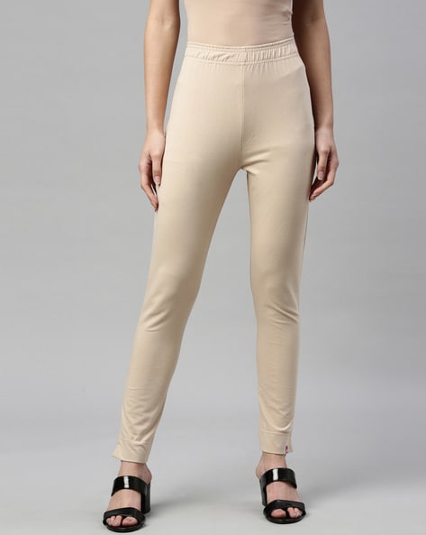 Buy Solids: Beige Women Pants Online