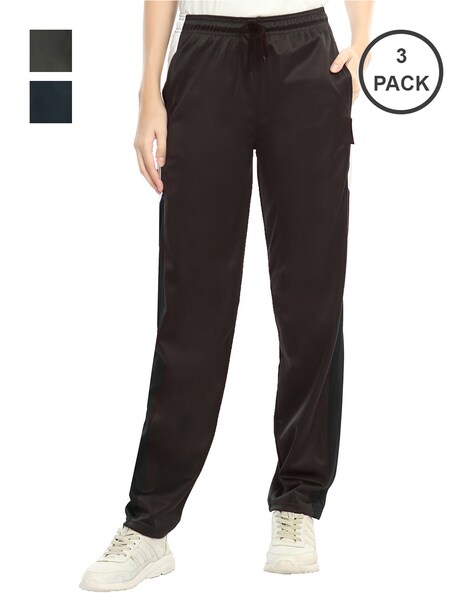 Buy Multicoloured Track Pants for Women by INDIWEAVES Online