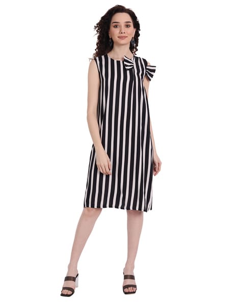 Black White Crochet Dress | Hollow Knit Mini Dresses | Black White Knit  Dress - Black - Aliexpress