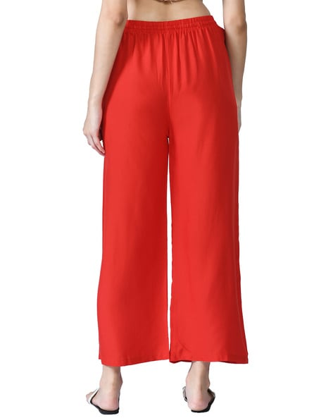 Buy Multicoloured Trousers & Pants for Women by INDIWEAVES Online