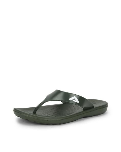 Buy Olive Flip Flop Slippers for Men by ADDA Online